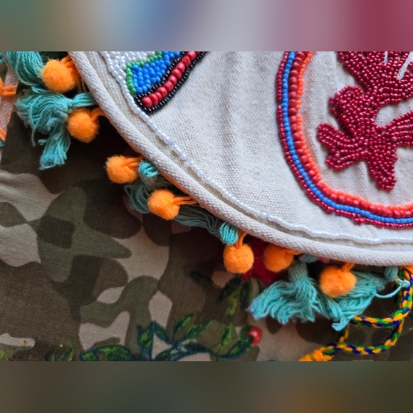 Antica Sartoria By Giacomo Cinque, Beaded Shoulder Bag, Multicolor - Picture 9 of 15